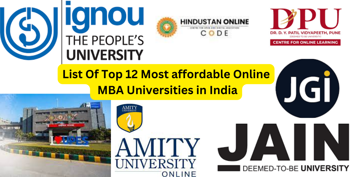 Most Affordable Online MBA Universities