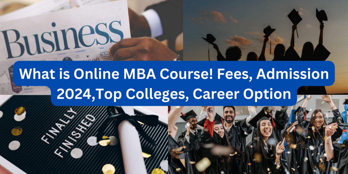 What is Online MBA Course! Fees, Admission 2024,Top Colleges, Career Option